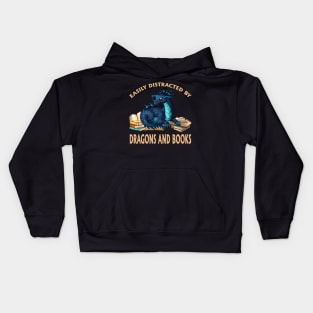 Dragons And Books Kids Hoodie